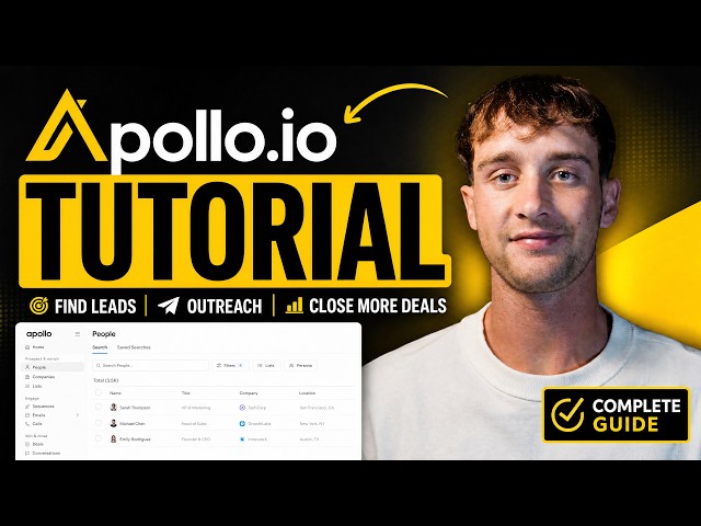 Apollo.io Tutorial 2026: How To Master Apollo.io For Beginners