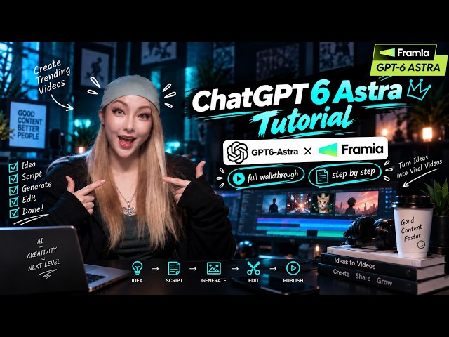 ChatGPT 6 Astra + Framia Tutorial | Full Walkthrough - Computer Use Hands Free, Full Campaign