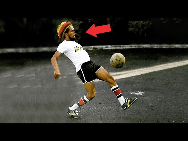 Bob Marley playing football [FOOTAGE]