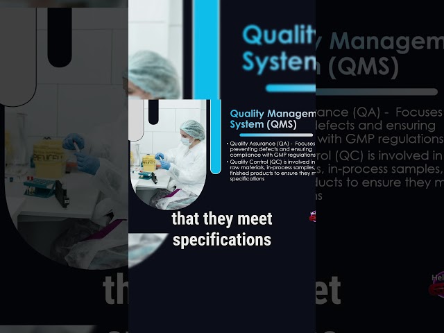 QA vs QC: Understanding the QMS Backbone | GMP #Shorts