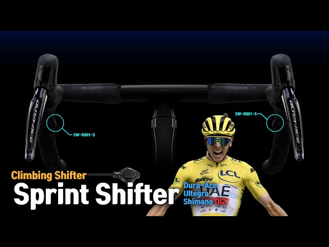 How to Shimano Di2 Sprint Shifters 🚀 Why Do Pro Cyclists Like Tadej Pogačar Use  (SW-RS801-S)?