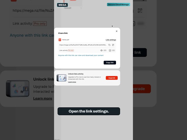 Only 1 of 4 free cloud plans can lock a link