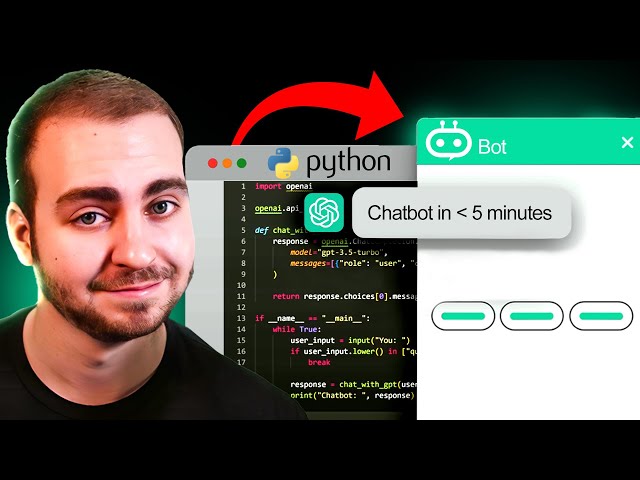 Create a Python GPT Chatbot - In Under 4 Minutes