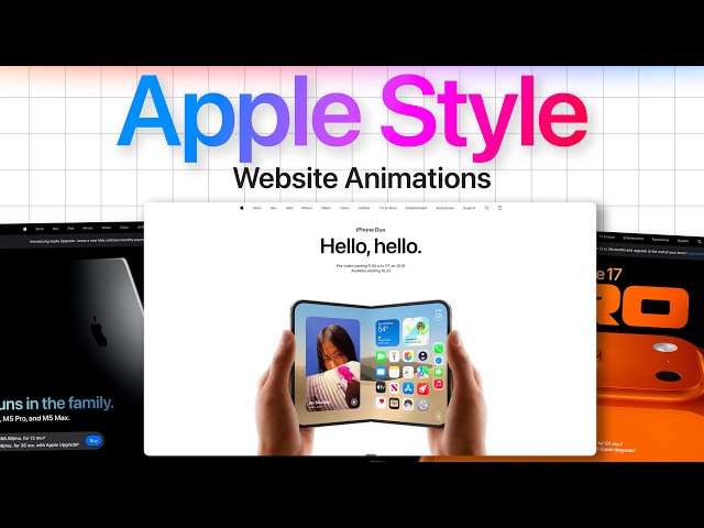 Give Me 9 Minutes & Make INSANE Website Animations