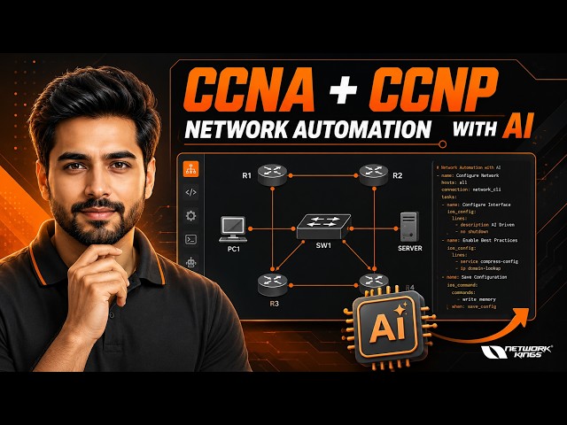 CCNA + CCNP Network Automation with AI | Network Kings
