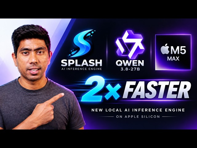 New Local AI Inference Engine Makes Qwen3.8-27B 2× Faster on Apple Silicon 🚀