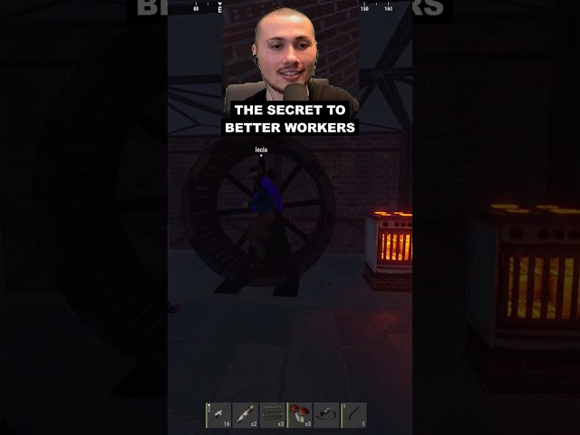 THE SECRET TO BETTER WORKERS #shorts #rust #gaming