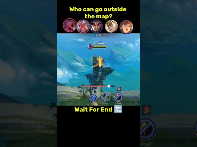 Who Can Go Outside Tha Map mobile legends Tutorial #mlbb #mobilelegends #shorts #tutorial