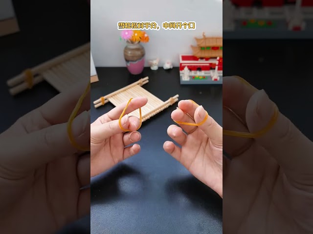 Rubber Band Chopstick Boat: Easy DIY for Kids