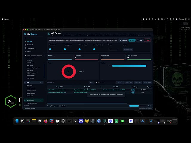 SpyHunt PRO – Exposed API Keys, 403 Authorization Bypass & Information Disclosure Detection