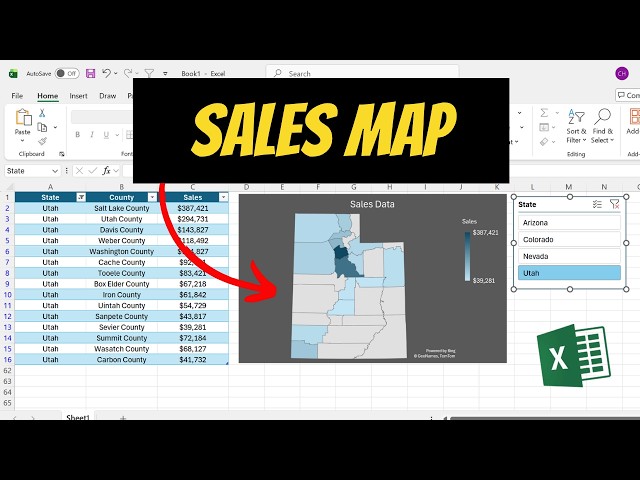How To Turn Sales Data Into an Interactive Map