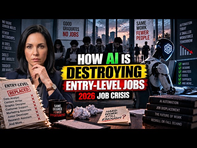 THE AI JOB CRISIS WILL HIT YOUNG WORKERS FIRST !