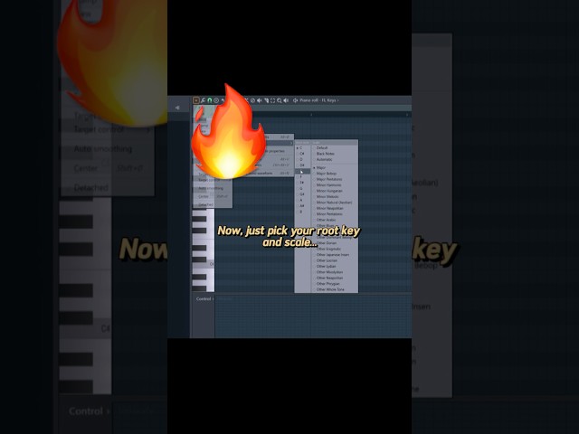 How to Change Root Key in FL Studio Piano Roll🎹🔥 #shorts #shortsfeed #flstudio