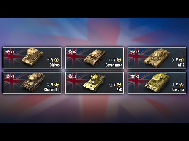 Tier 5 Adventures of the UK Tech Tree!