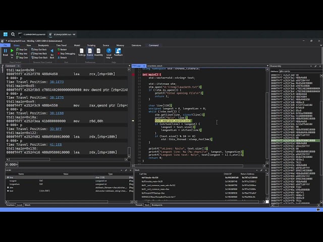 Introduction to Time Travel Debugging
