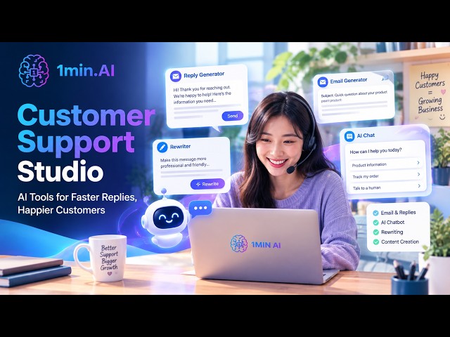 Customer Support Studio | Handle Customer Replies Faster with AI