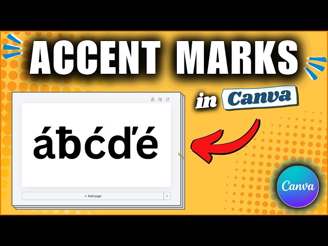 How to Insert Accent Marks in Canva