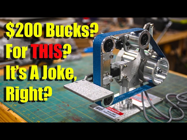 A Knife Maker's Grinder for $200 Bucks?  No Way! - The Vevor 1X30...Exposed!