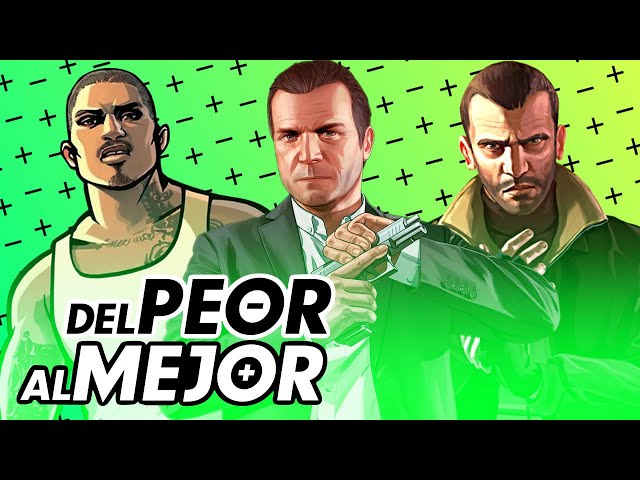 Juegos de GRAND THEFT AUTO - Del Peor al Mejor