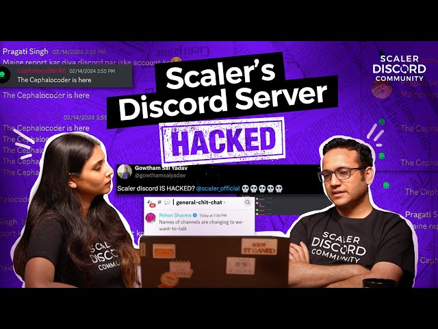 Who hacked the Scaler Discord Community? 🐙 | ft. Abhimanyu Saxena, Co-founder, @SCALER