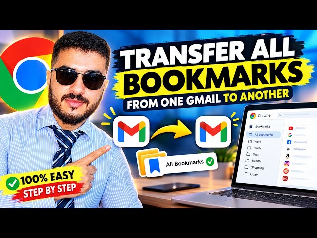 How to Export Chrome Bookmarks to Another Account! - Step Step