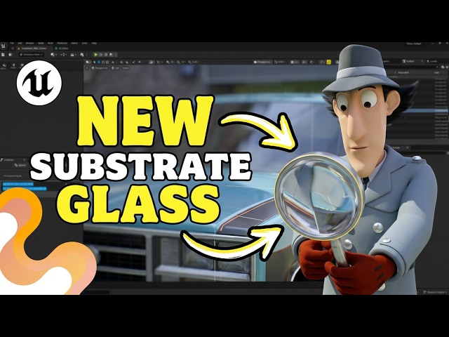 NEW Substrate GLASS & TRANSLUCENCY Material | Unreal Engine 5.8