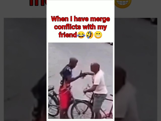 When I have merge conflict with my friend😂🤣😁#clientes #corporatememes #shorts #short