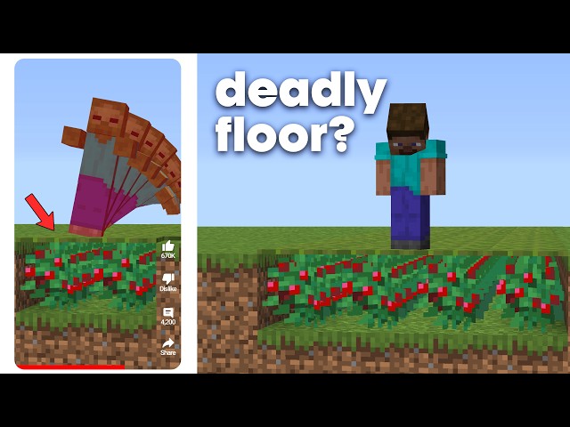 I Tested My Own Clickbait Minecraft Hacks