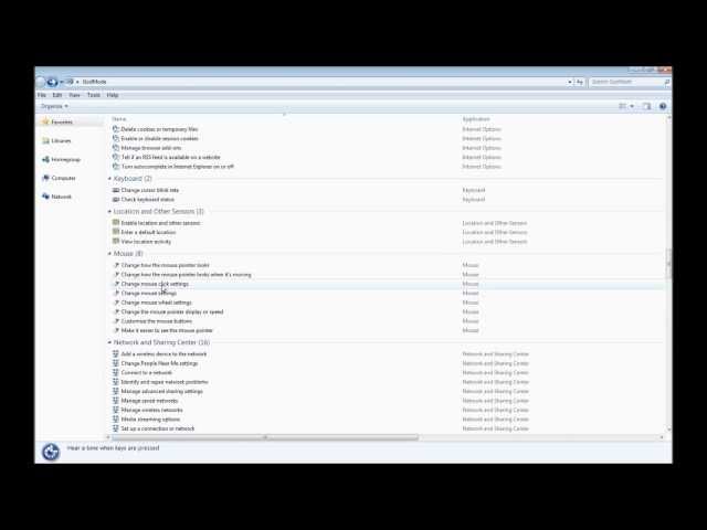 Ultimate Hack and Tweak aka GOD MODE for Microsoft Windows 7