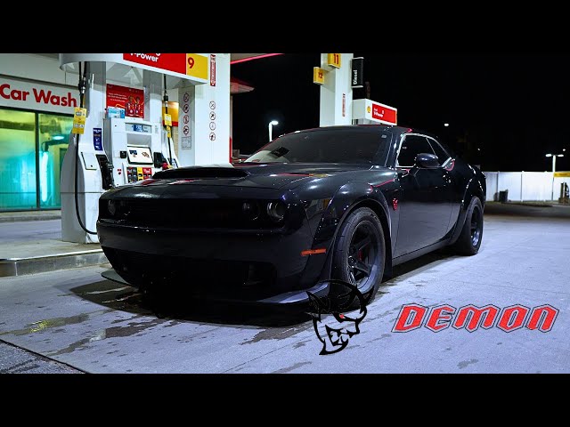 1000HP Dodge Demon Hellcat TERRORIZES the Streets *POV*