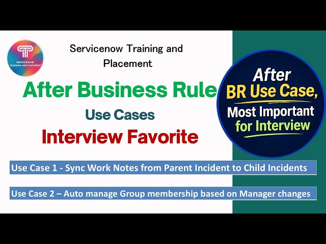 After Business Rule Use Case | Most Asked in Interview