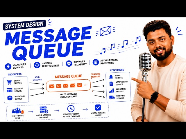 What is Message Queue ? | Learn through song | System design