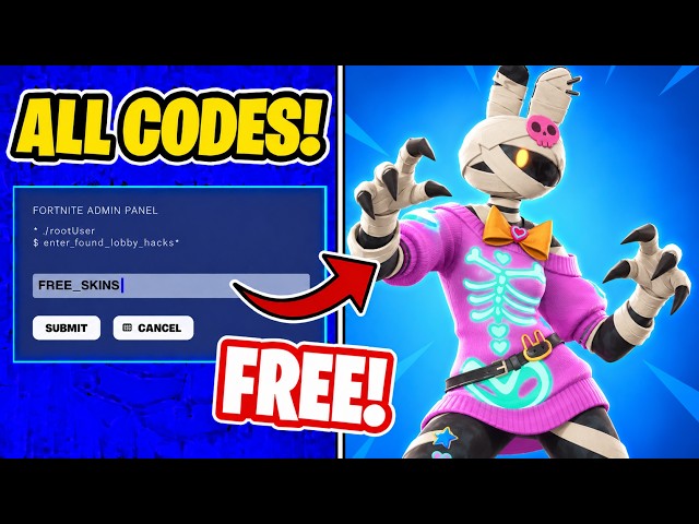ALL FORTNITEMARES ADMIN PANEL CODES! (NEW LOBBY HACK FORTNITE CODES)