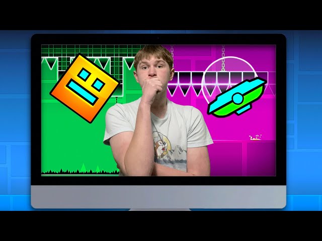 Mobile Player Plays PC Geometry Dash For The First Time