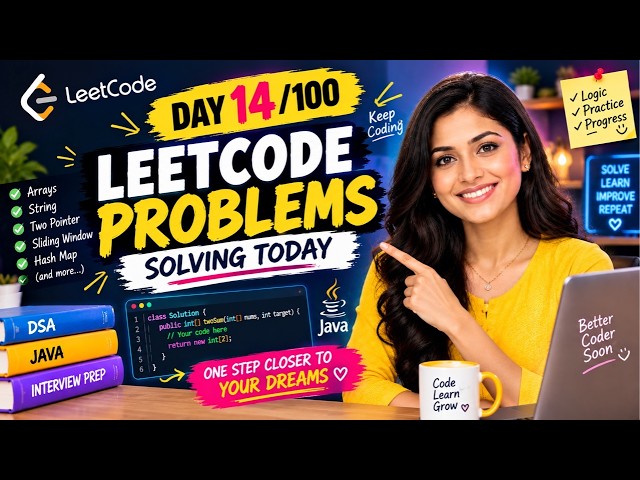 Day 14/100 🔥 LeetCode Problems in Java | Solve DSA & Coding Interview Questions