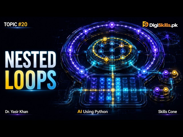 Python Nested Loops & 2D Matrices | Artificial Intelligence using Python Topic #020 - Skills Cone