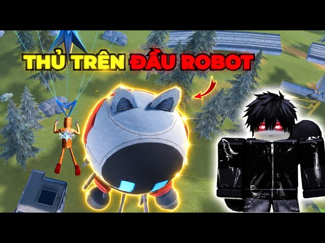 CAMPING ON TOP OF THE ROBOT IN SURVIVAL OB55 | RAZON FF