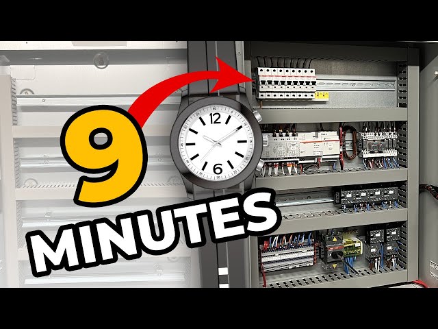Electrical Control Panel Wiring in 9 Minutes with KNX