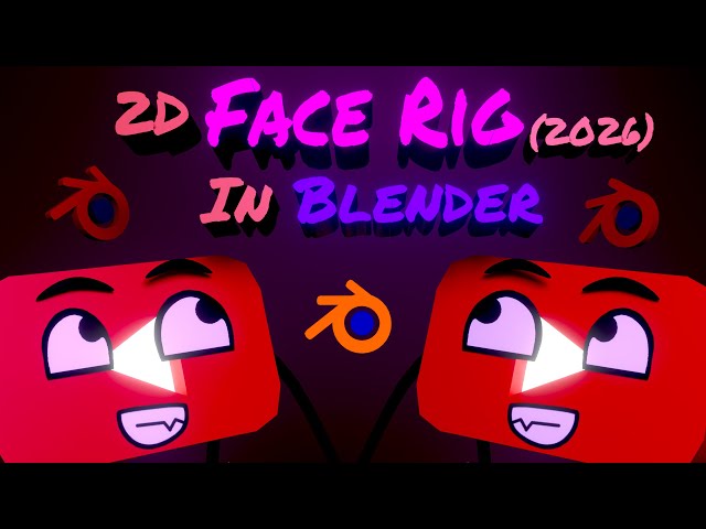 Make A 2D Face Rig Using Custom Images! (2026) | Blender Image Sequence Controller Tutorial