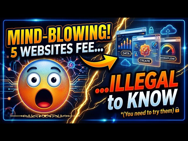 These 5 Websites Feel Illegal To Know! 🤫 (Mind-Blowing & Useful)