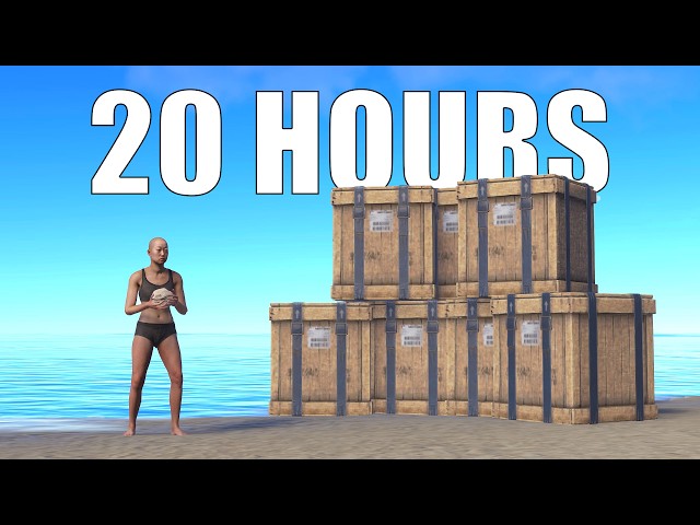 i played solo rust for 20 hours and this is what happened