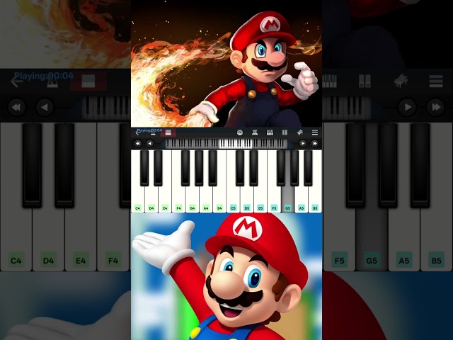 Super Mario Theme | Easy Piano Tutorial