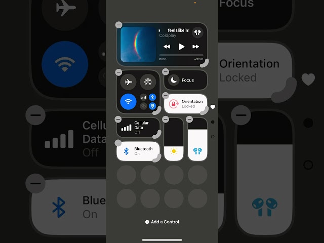 iOS18 control center made easier #apple #ios #ios18 #iphone #iphonetricks