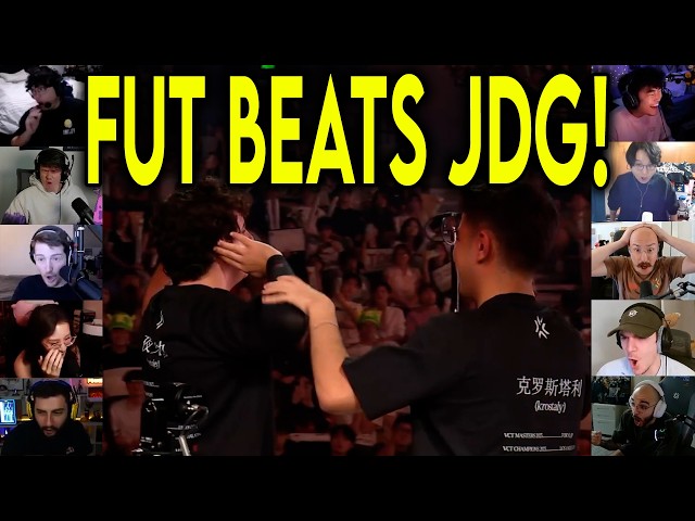 Valorant Streamers React To FUT Dominant Win Against JDG In VCT Champions