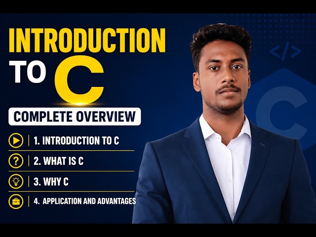 01-C Programming Introduction|What is C? Why Learn C? Applications & Advantages | Handwritten Slides