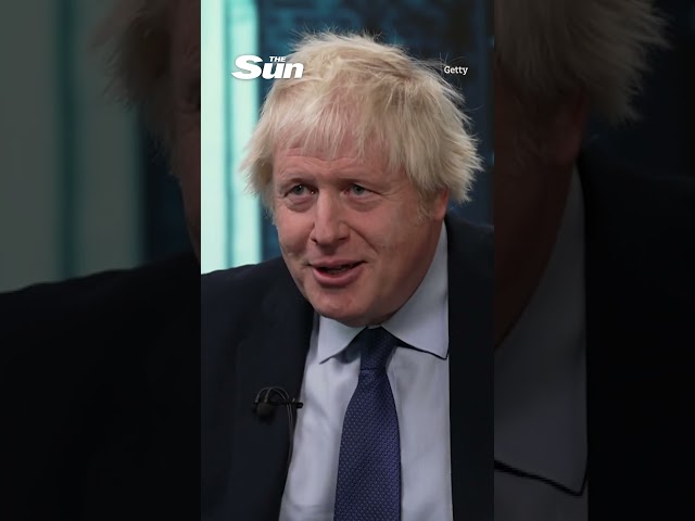 Boris Johnson blasts ‘warped’ Putin after Russian drone struck train minutes behind his