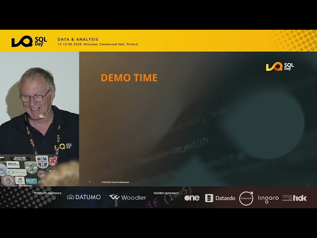 SQL Day 2025 - Auditing Azure SQL Database with Log Analytics- How, where and what-D. Postlethwaite