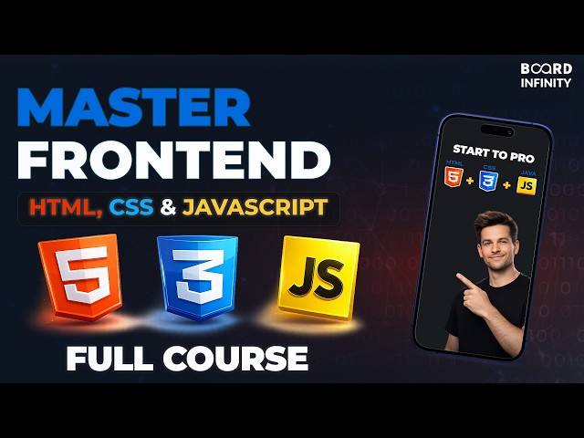 Frontend Development Full Course 2026 | HTML, CSS & Bootstrap for Beginners (Complete Guide)