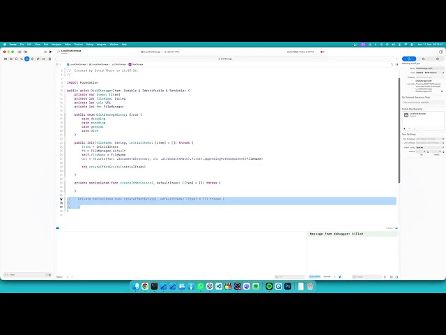 Local Disk Storage Using Actors in Swift #swift