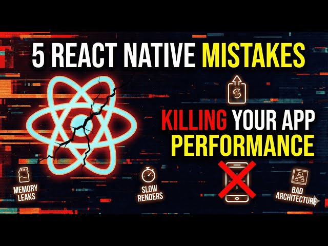 5 React Native Mistakes Killing Your App Performance